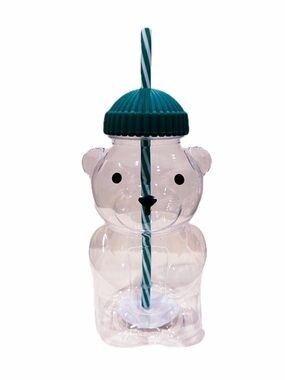 NWT Family Maid Bear-Shaped Plastic Sip Cup - Small